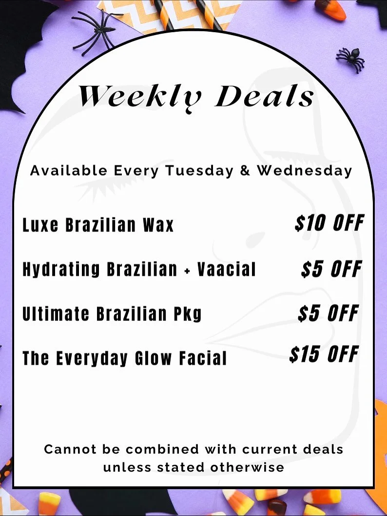 This October at A&rsquo;Maries Skin Bar &mdash; exclusive savings meet luxury skincare ✨
From weekly glow specials to model pricing on select treatments, there&rsquo;s something for every skin goal this season 🍂
📲 Tap the link in bio to secure your