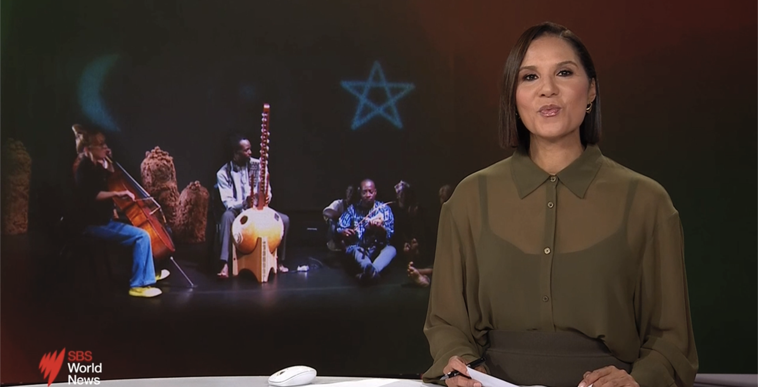 Guewel features on SBS World News, showcasing this landmark project with the National Theatre of Senegal.
