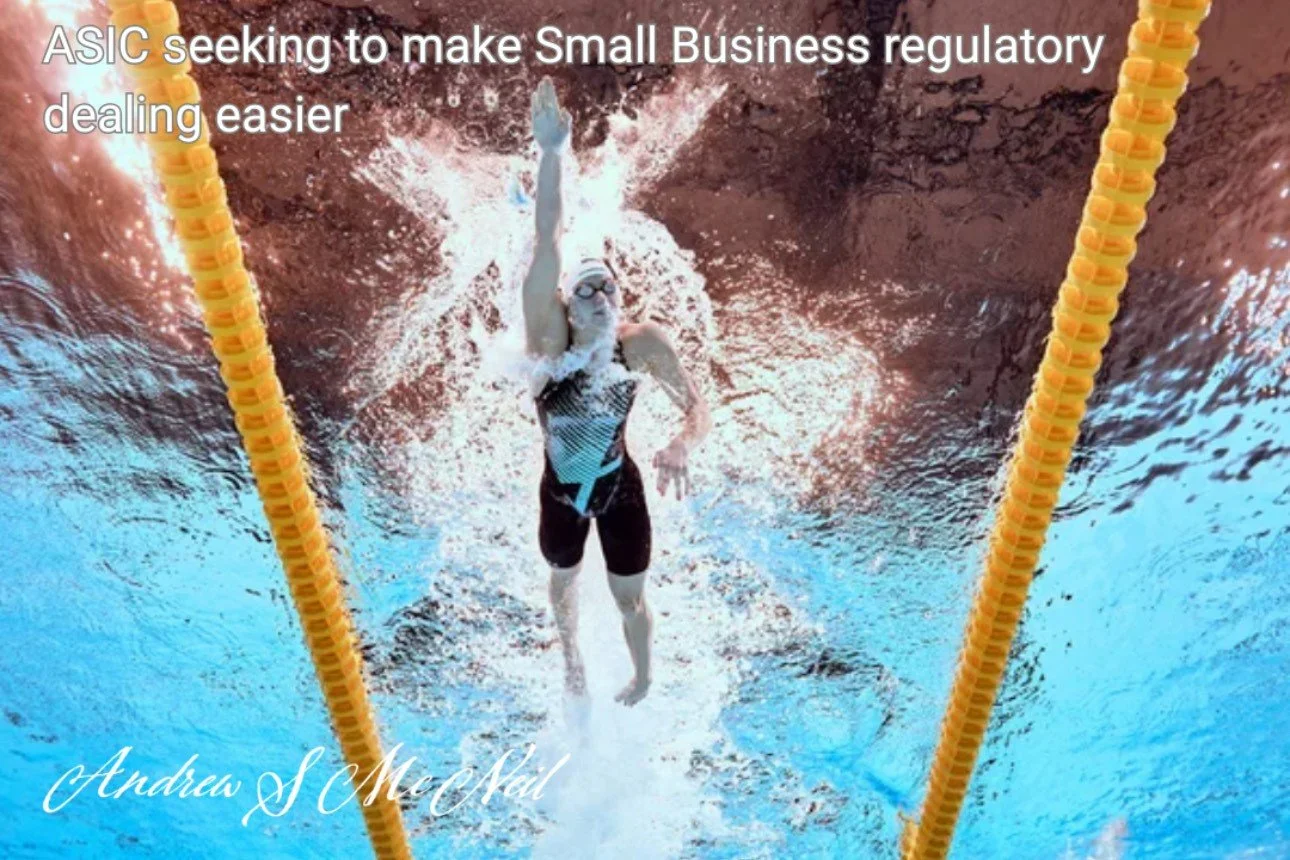 ASIC seeking to make Small Business regulatory dealing easier