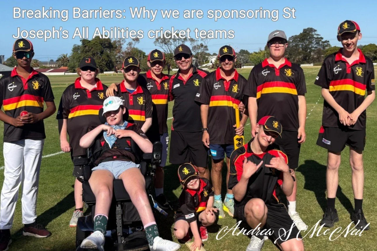 Breaking Barriers: Why we are sponsoring St Joseph’s All Abilities cricket teams