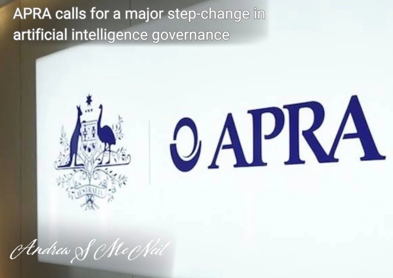APRA calls for a major step-change in artificial intelligence governance
