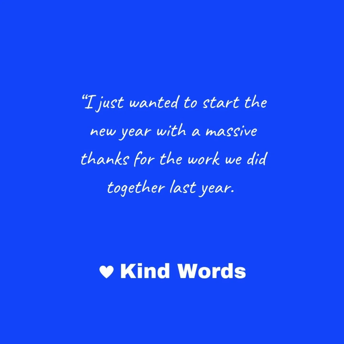 Hello 2026 👋🏼

I've ignored all the urges to write a Christmas or NY post. I didn't want to add to the noise 🙉. January can be a quiet time in the world of corporate training too so I'm often a touch on edge. Working for yourself is full of ups an
