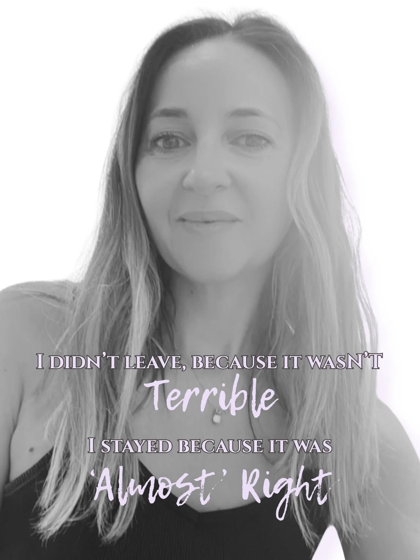 And...that made it harder

Because &ldquo;almost&rdquo; keeps you second-guessing and thinking that maybe if you just tried a little harder, it would finally work

So you stay

Not because it&rsquo;s working&hellip;but because it&rsquo;s not quite ba