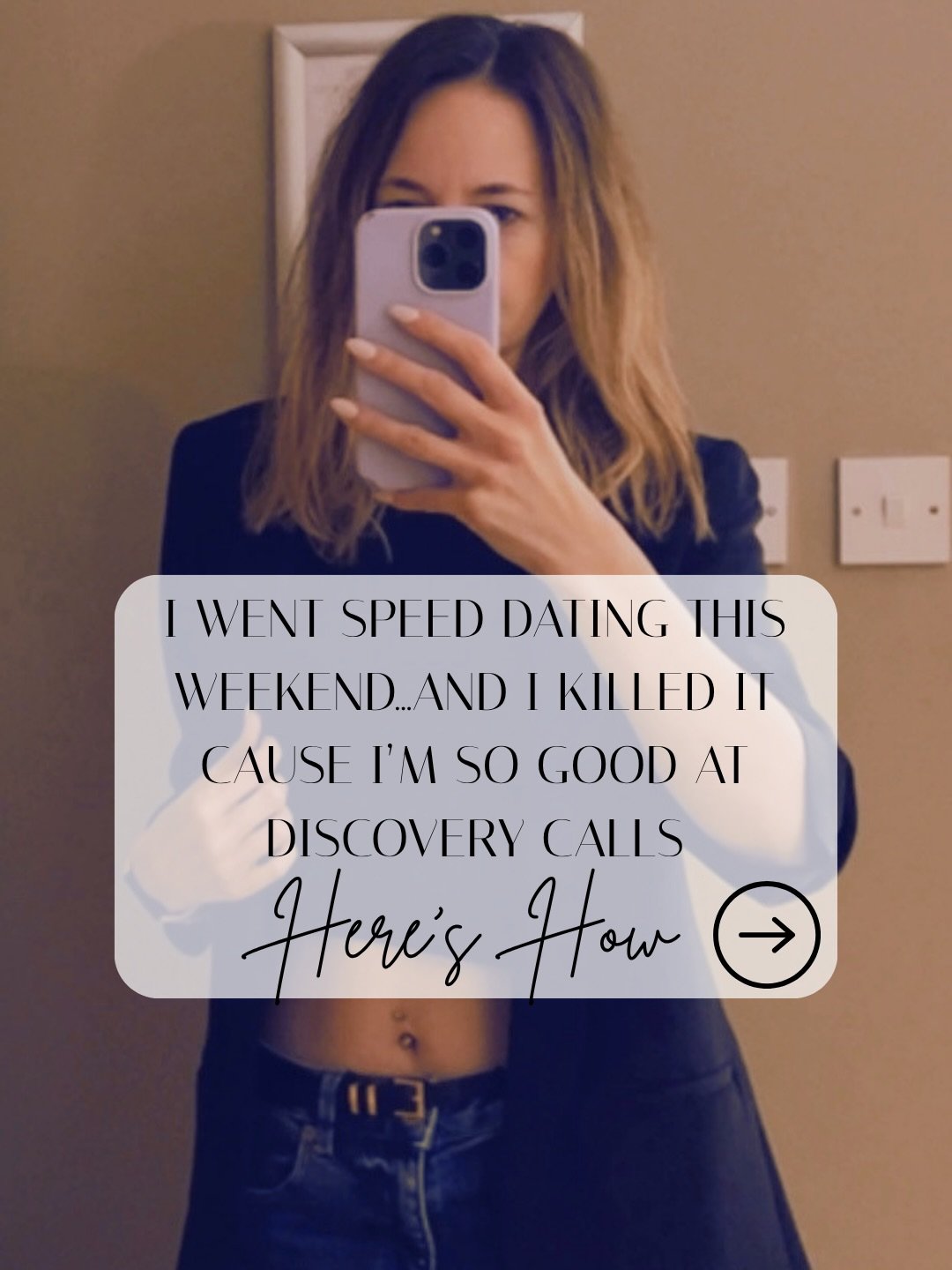 Discovery calls shouldn&rsquo;t feel awkward

They shouldn&rsquo;t feel like you&rsquo;re trying to impress someone or convince them to work with you

When you know how to run a discovery call properly YOU lead the conversation, YOU get to understand