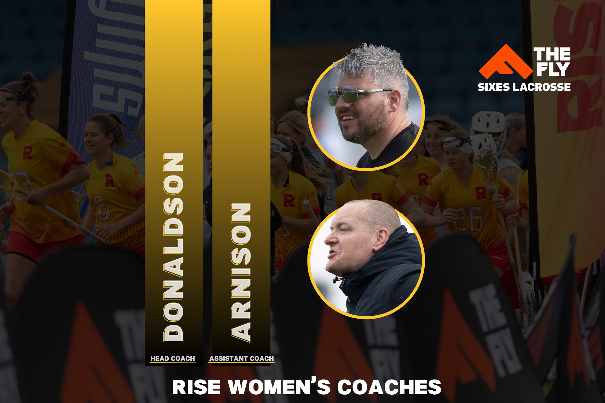 Gavin Donaldson and Rob Arnison announcement graphic