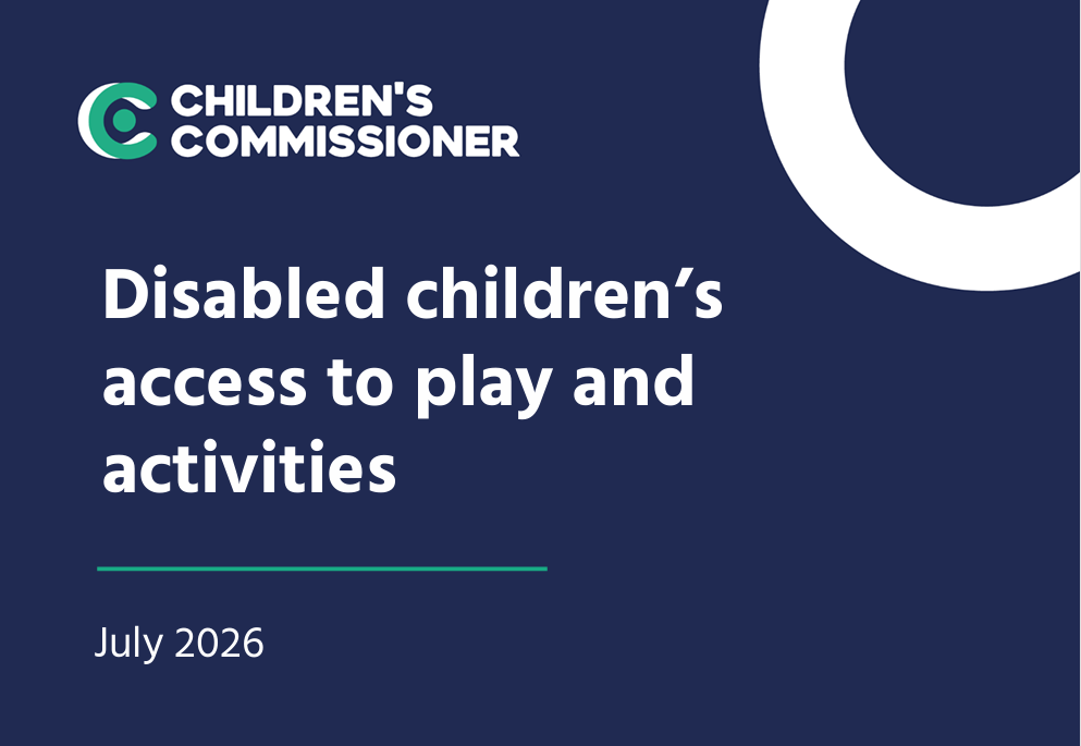 Disabled children are being denied equal access to play