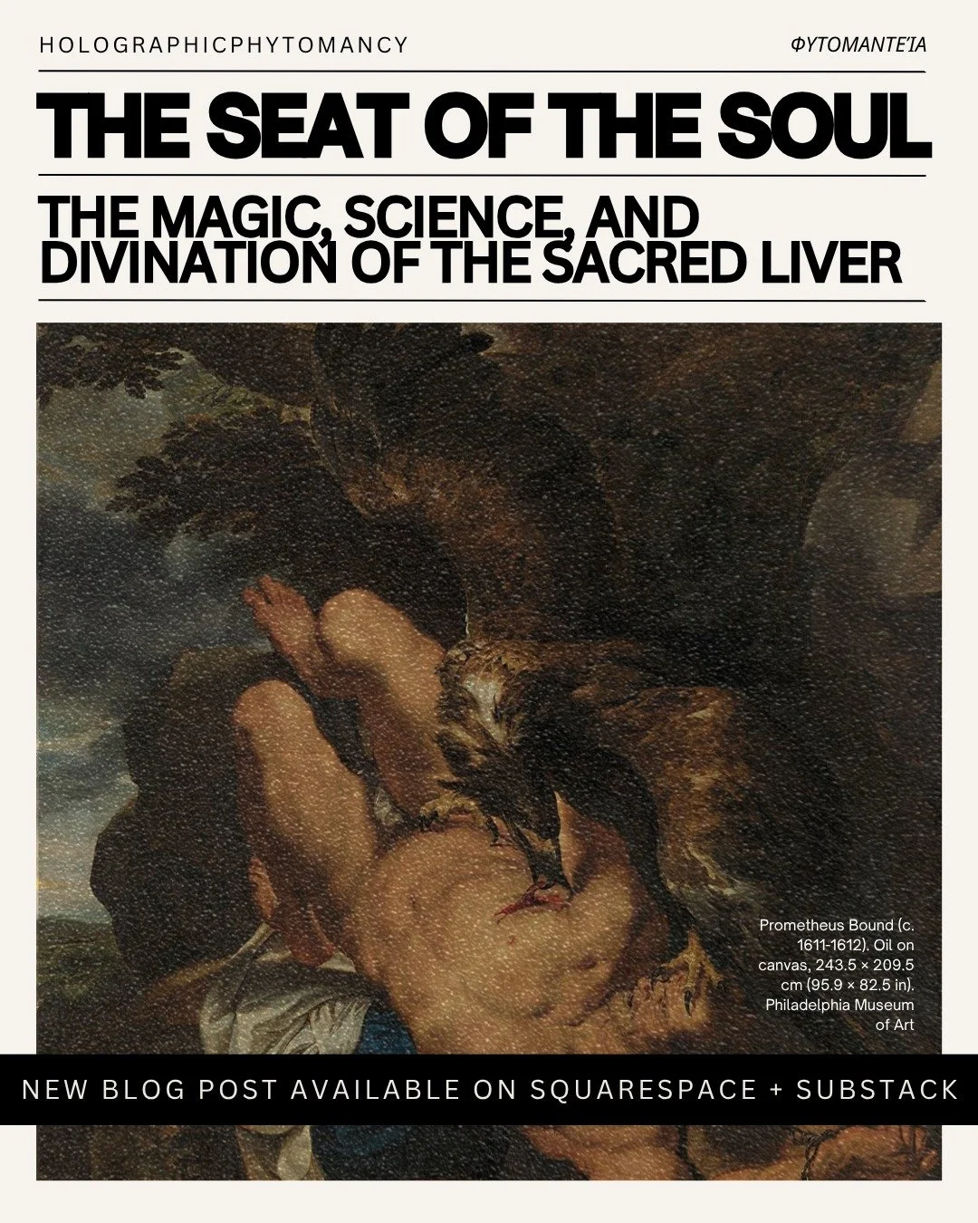 New blog post on both the main blog (Holographic Phytomancy) and the esoteric Substack extension of the same name.
--
The Seat of the Soul: The Magic, Science, and Divination of the Sacred Liver.
--
I published this one both sites because one half di