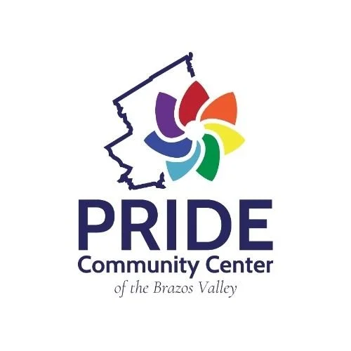 Multi-colored Pride Community Center logo