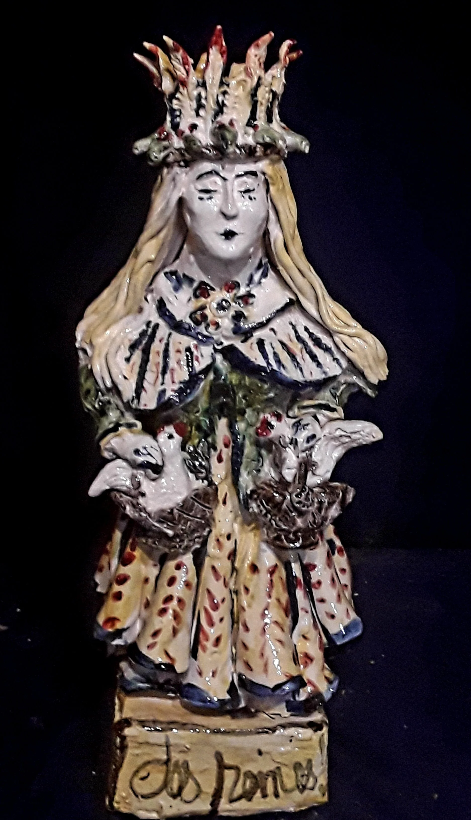 Toutes les mères sont des reines  Terre vernissée 40 cm .jpg