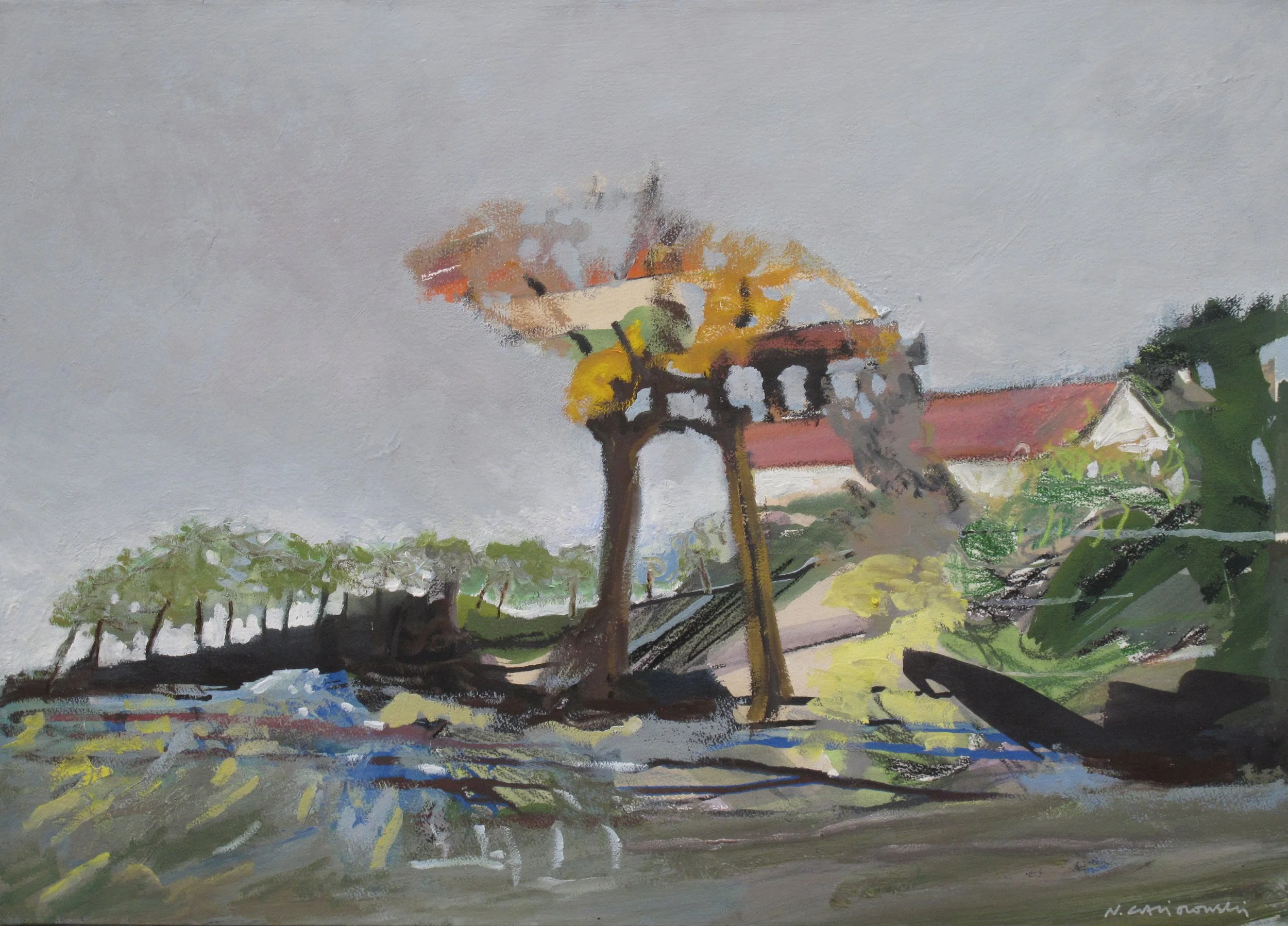 1_Terre de Japon (80x120cm_Gouache sur papier marouflé_2020 - 4500€ -.JPG