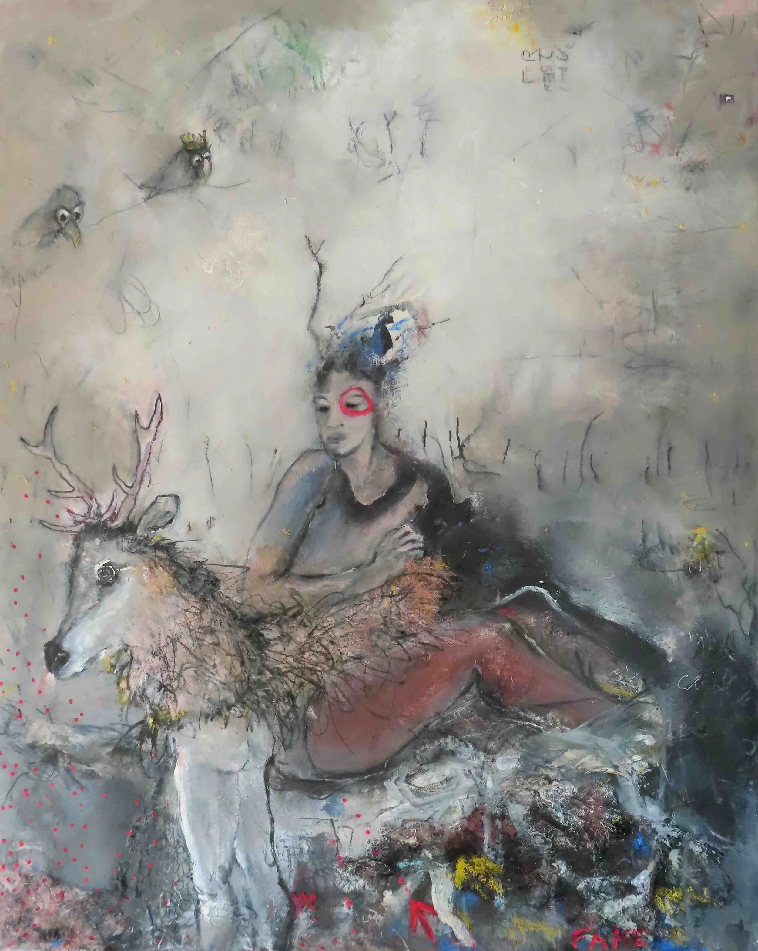 3- Fauxcerf - TMsurT (92 x 73 cm) 2021.jpeg