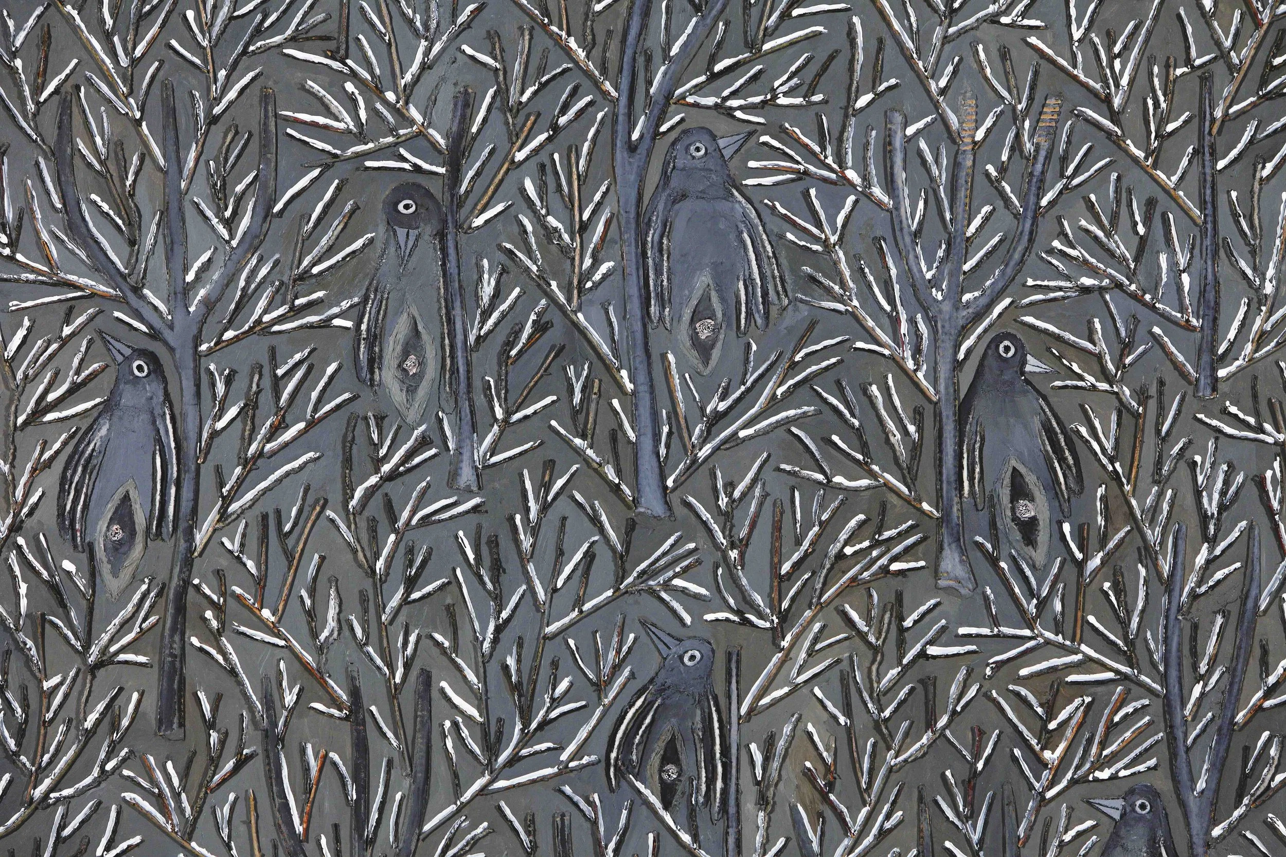 Marie Morel 1 - Les Oiseaux dans la neige (détail), 120 x 160 cm, 2012, Marie Morel (2).jpeg