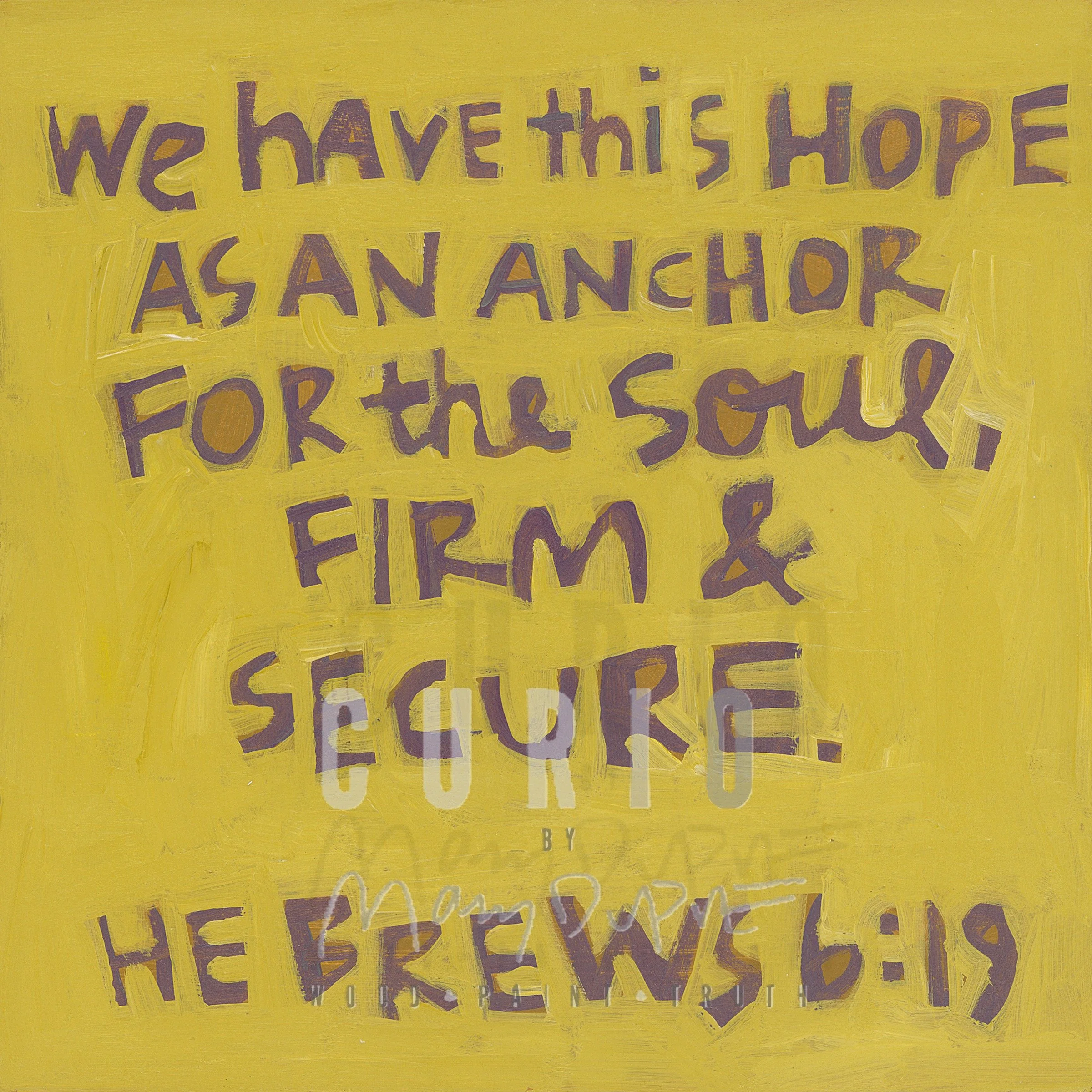 Anchor/ Hebrews 6:19 (ORIGINAL)