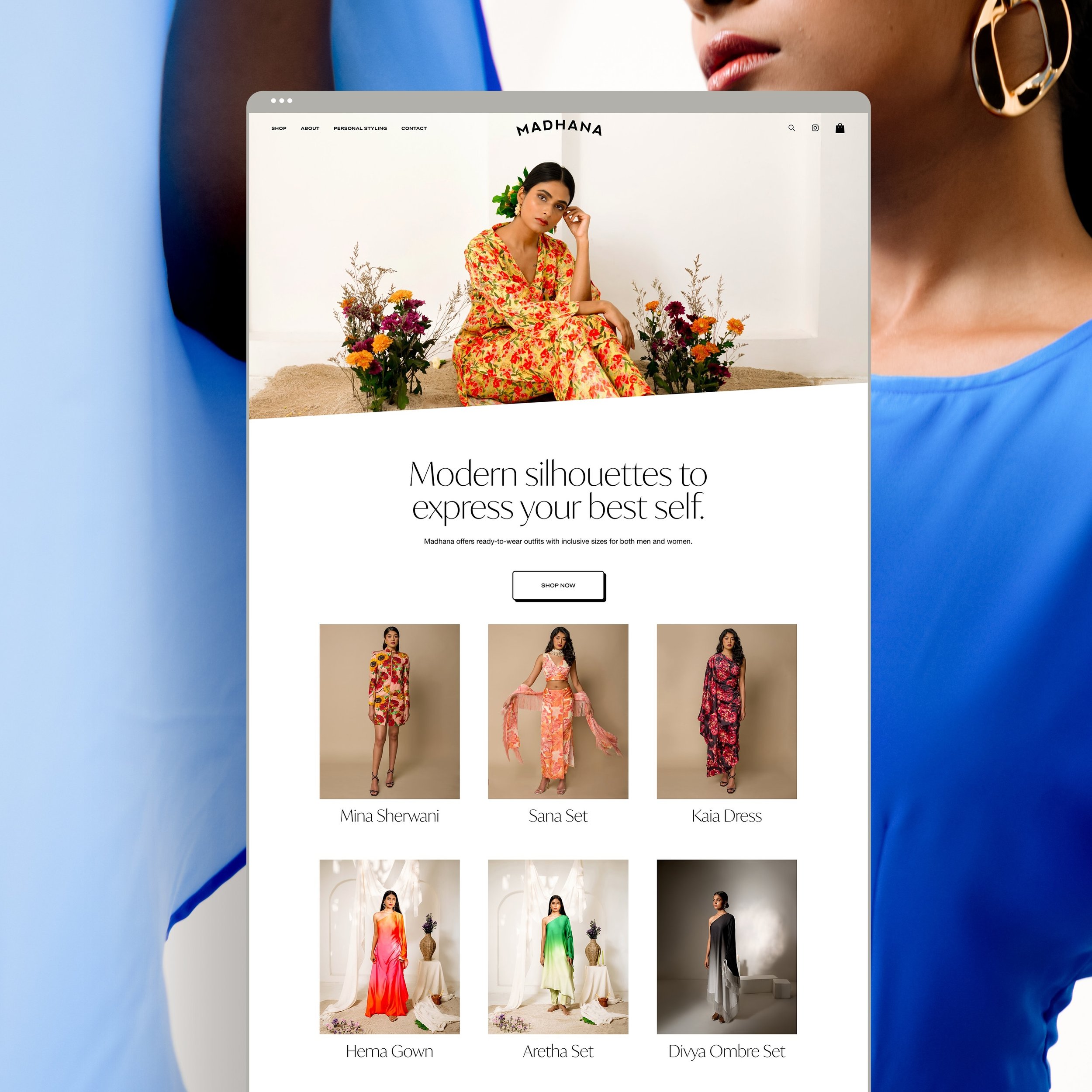 New #ecommerce work for @madhanaofficial! It was a pleasure working with the talented @stylebyhema on creating this website. You all need to bookmark this site for gorgeous South Asian-inspired lewkssss! 😍 #alamdigital