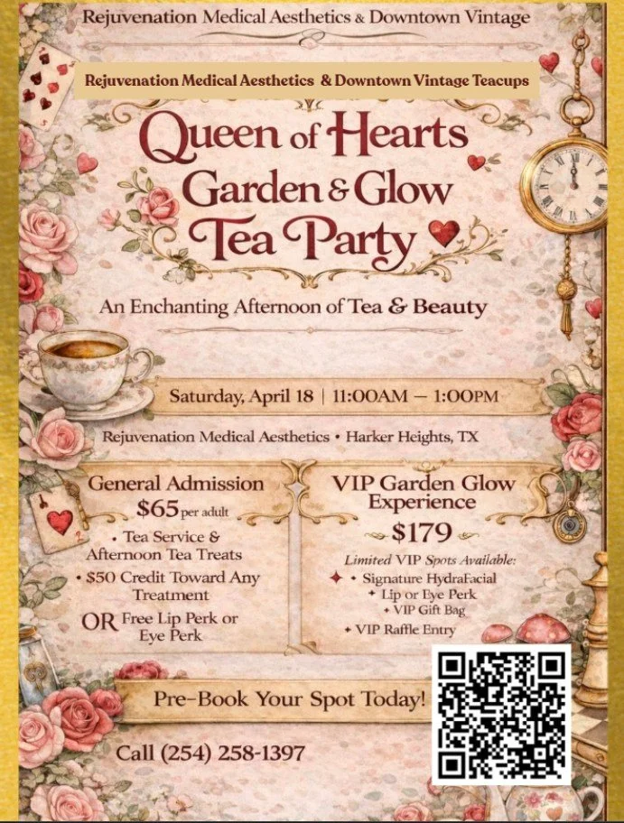 Queen of Hearts Garden and Glow Tea Party