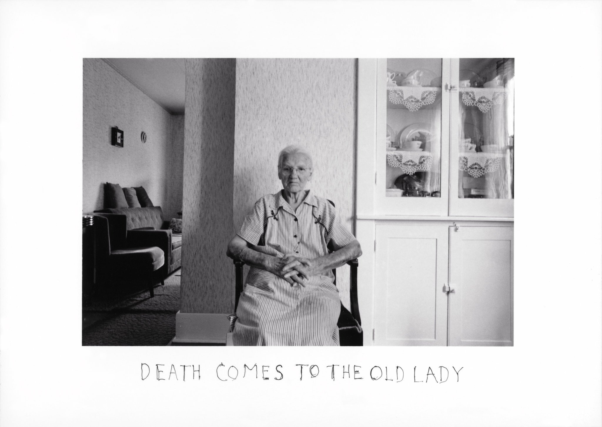 From the series, “Death Comes to the Old Lady”, 1969.