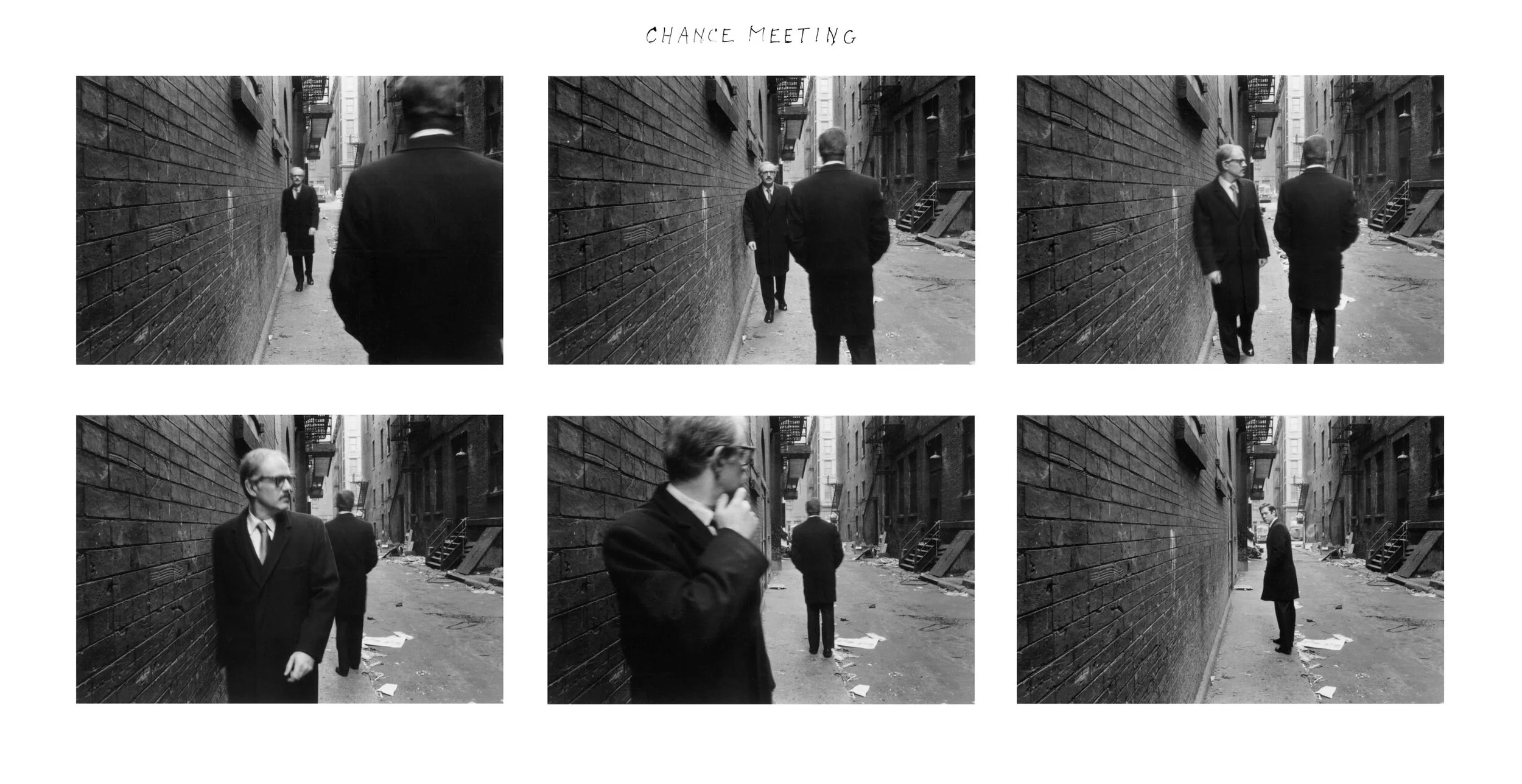 "Chance Meeting," 1970.