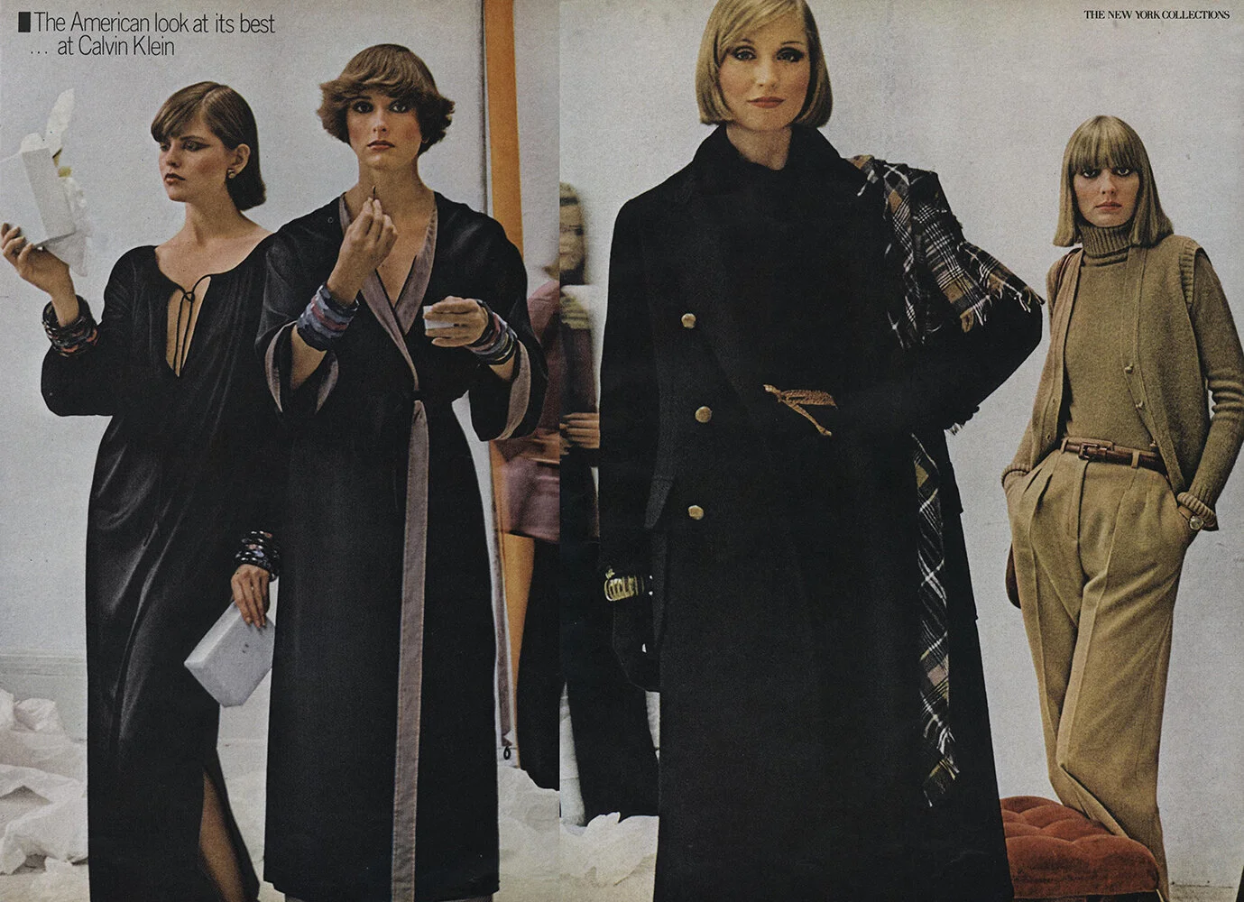 Editorial by Duane Michals for Vogue, September 1975.