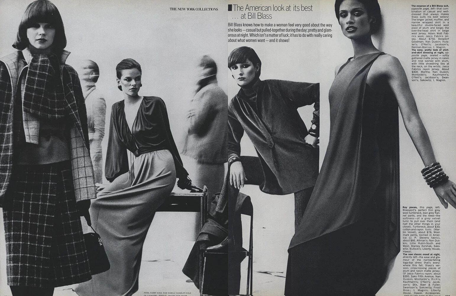 Editorial by Duane Michals for Vogue, September 1975.