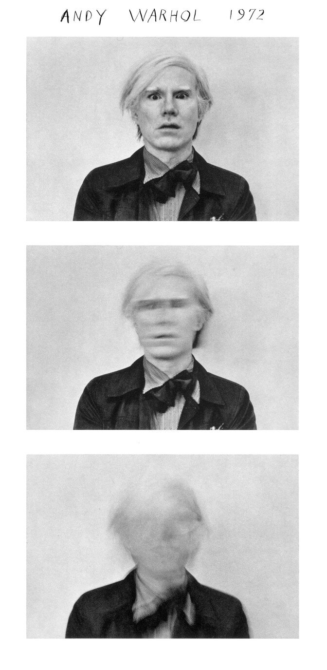 Andy Warhol by Duane Michals, 1972