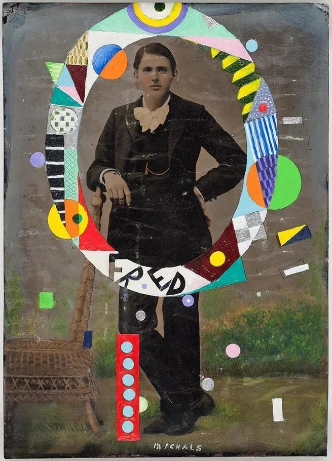 Rigamarole, 2012; Tintype with oil paint.