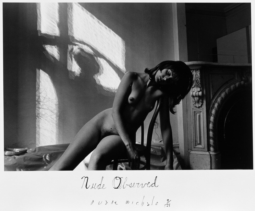 "Nude Observed" by Duane Michals, 1968