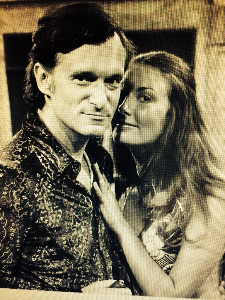 Hugh Hefner and Marilyn Cole.