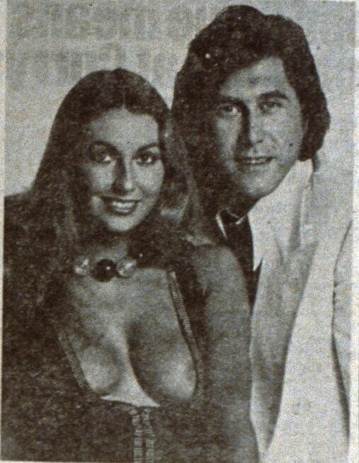 Marilyn Cole and Bryan Ferry, c. 1973.