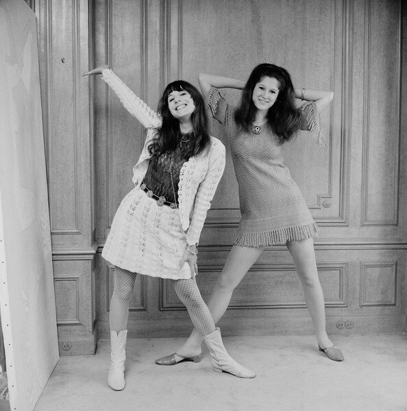 Vicky and Mia in 1967.