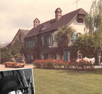 Vicky and Ron's home in France: The Mill House, Autheuil-Authouillet, Normandy, 1972.