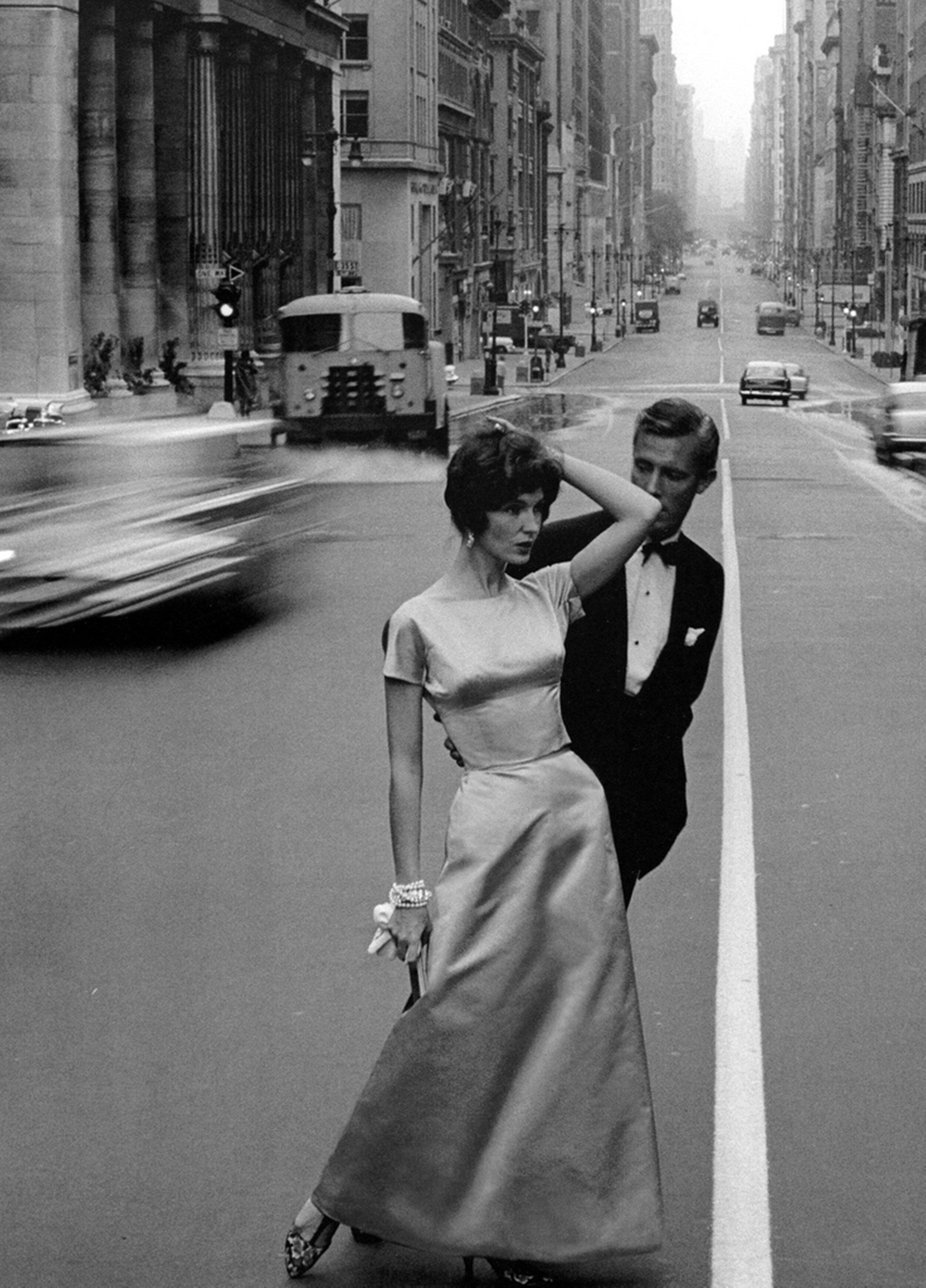 Joanna McCormick and Colin Fox photographed by Jerry Schatzberg in New York, 1958.