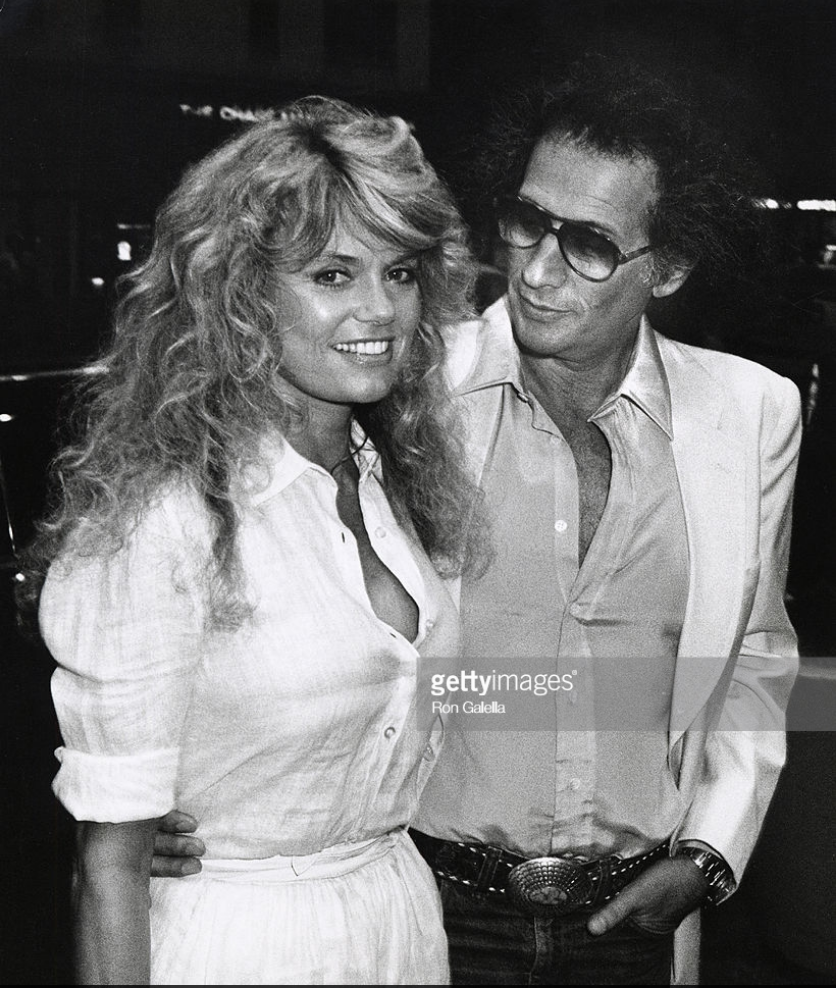 Dyan Cannon and Jerry Schatzberg at the 'Honeysuckle Rose' premiere party, 1980.