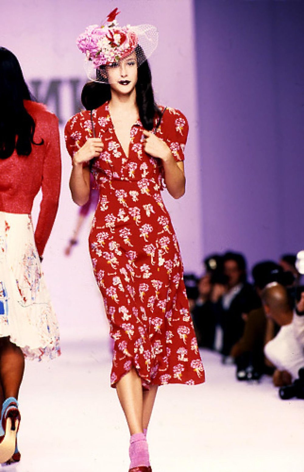 A 1940s-inspired dress from Anna Sui’s s/s 1995 collection.