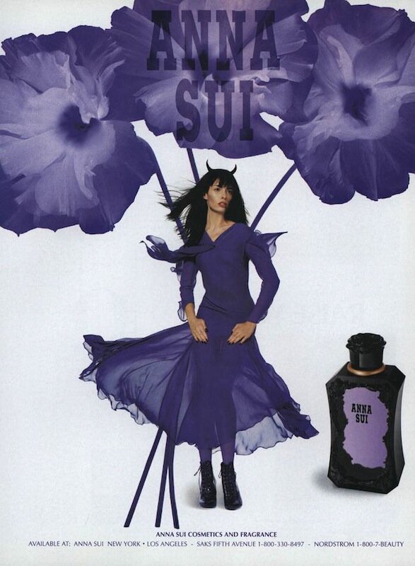 The launch of Anna Sui's perfume, 1999.