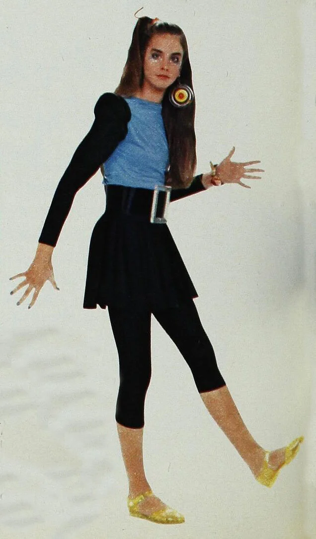 A look by Anna Sui for Simultanee. Seventeen, January 1980.