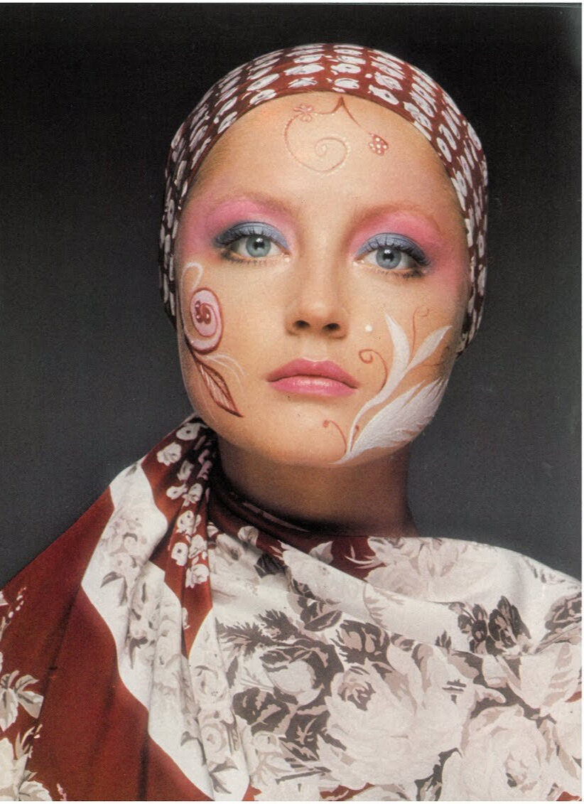Ingrid Boulting photographed by David Bailey for Vogue UK, September 1970.