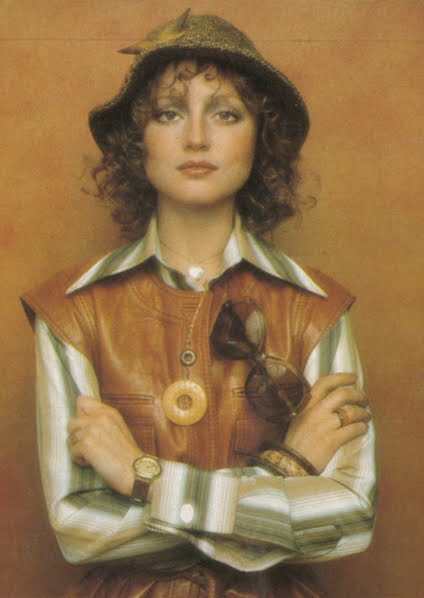 '70s chic photographed by Barry Lategan for Vogue UK, October 15th, 1974.