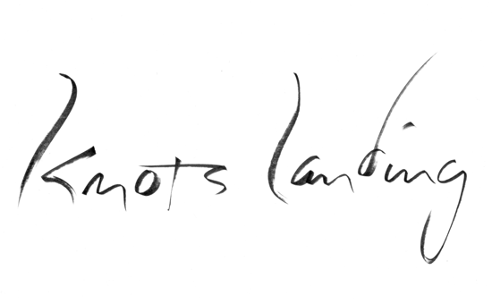 The logo for 'Knots Landing' TV series.