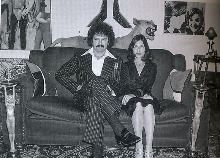 Mel and Leta in their Oakland home, 1976.