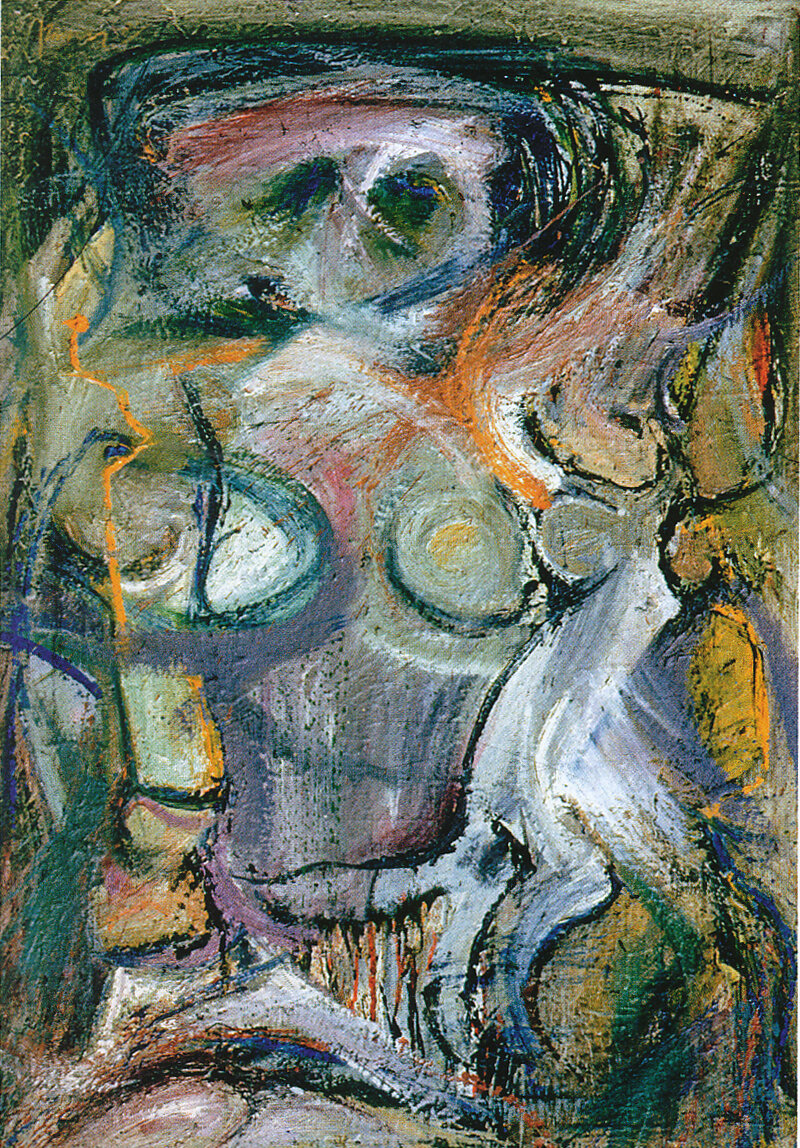 "Female Figure (After De Kooning)," 1958.