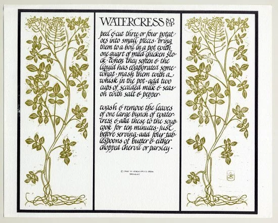 From the cookbook he did with Alice Waters, 'Thirty Recipes Suitable for Framing' (1970)
