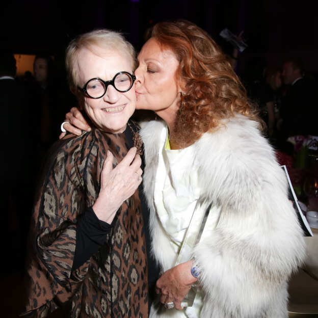 MaryLou Luther and Diane von Furstenberg at The Fashion Group International's 30th Annual Night of Stars on October 24th, 2014.