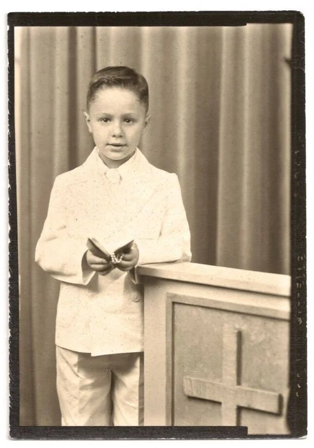 "IT'S PALM SUNDAY and I was once my mothers Francis a Catholic little boy"