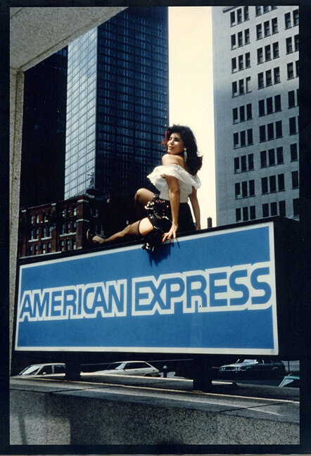 Reliving her earlier days on Wall Street in the 1980s. Photo by Robert Maxwell Lock.