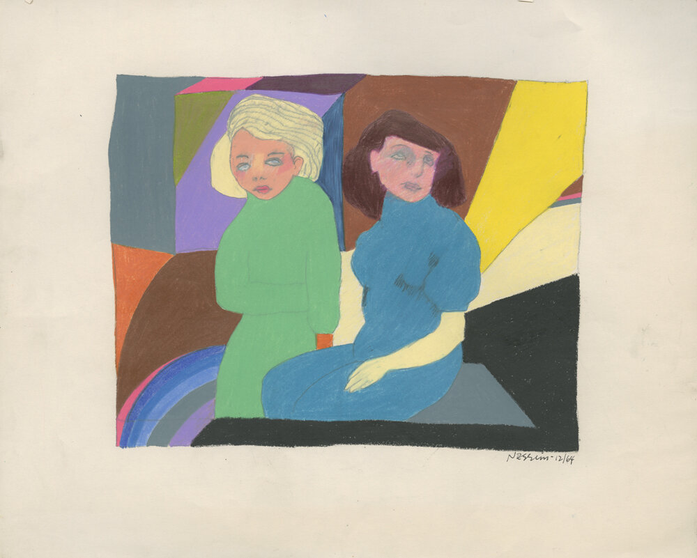 Blonde &amp; Brown / Green &amp; Blue, 1964