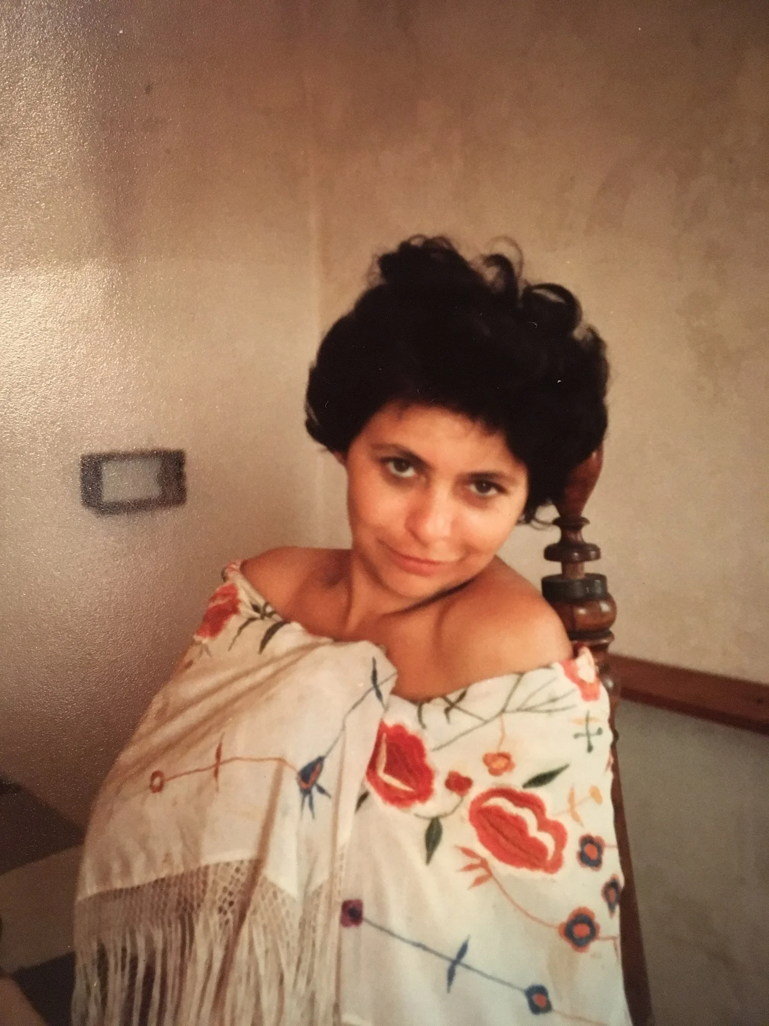 Penny at 34 in Formentera, 1984.