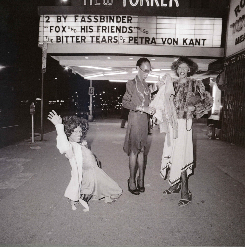 2 by Fassbinder on Broadway, NY, NY, April 1977.