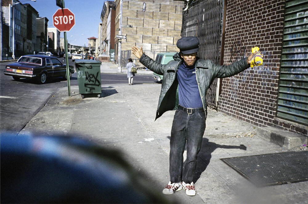 High Hat Hand Raised, Bushwick, Brooklyn, April 1982.