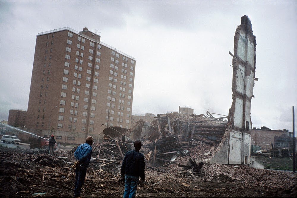 Last Wall, Bushwick, Brooklyn, NY, June 1982.