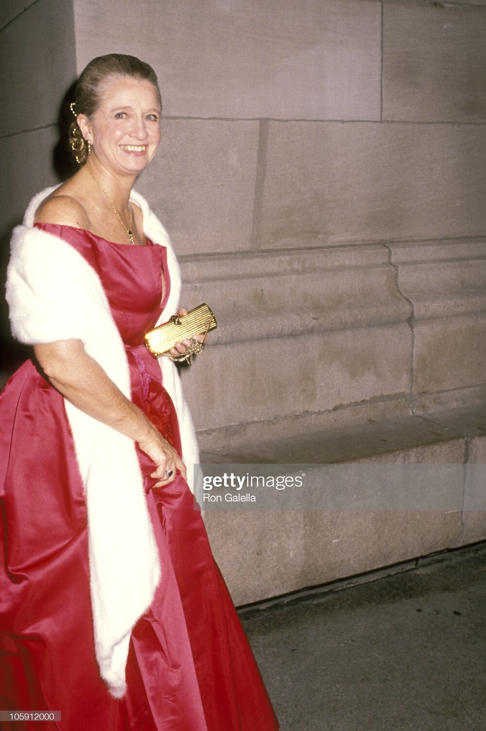 Shirley Lord during Opening of Canaletto Art Exhibit at Metropolitan Museum of Art, 1989.